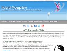 Tablet Screenshot of naturalmagnetism.com